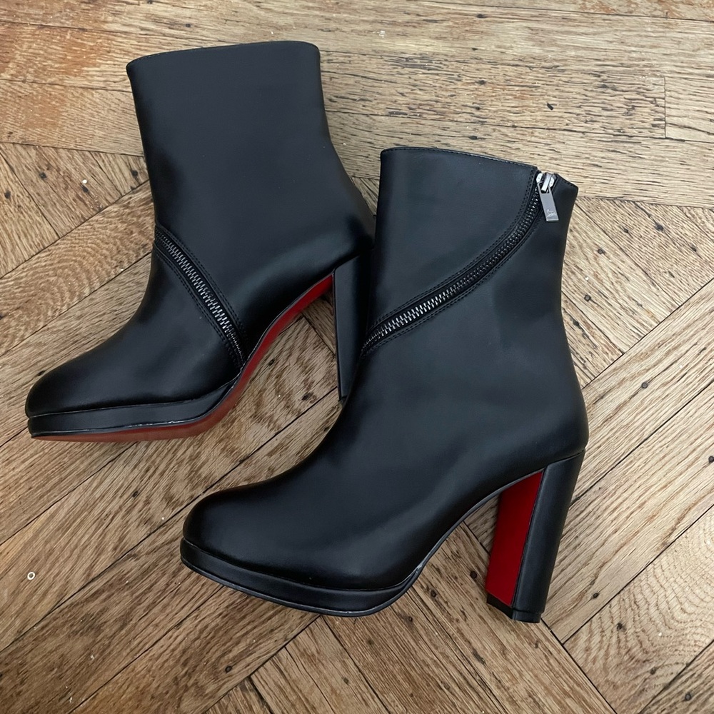 Christian Louboutin Birgitta 100 Leather Booties